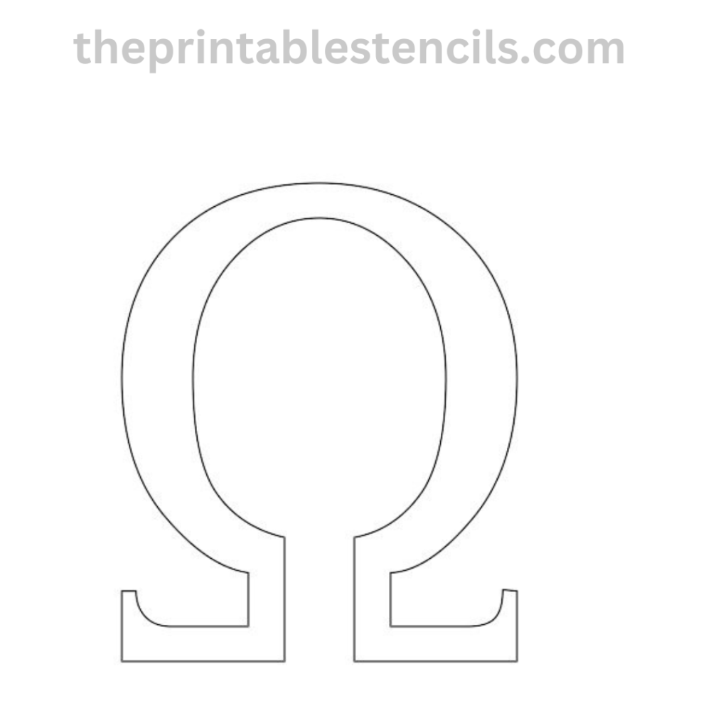 Greek Letter Stencils For Shirts Printable