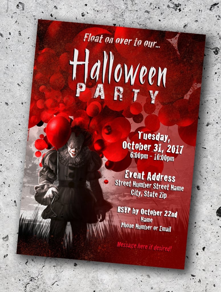 Free Printable Halloween Invitations For Adults
