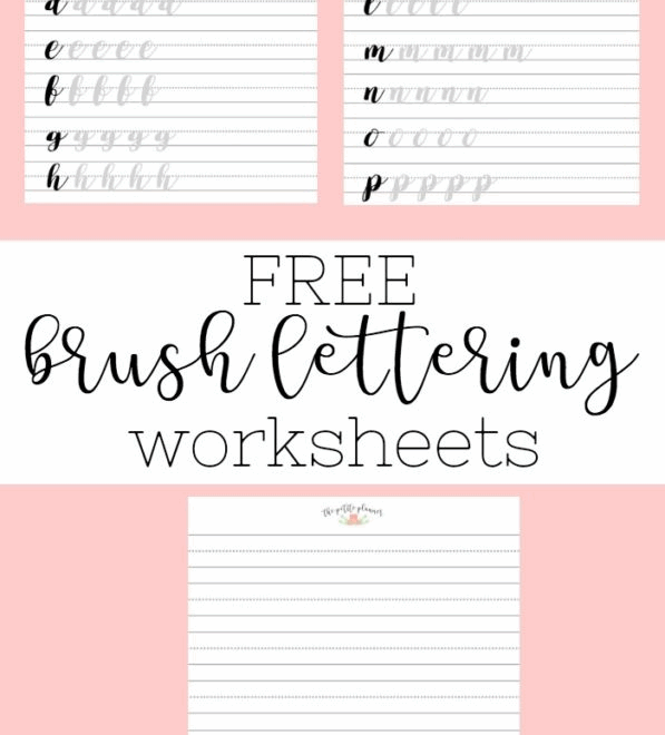 Free Printable Hand Lettering Practice Sheets For Planners Bullet