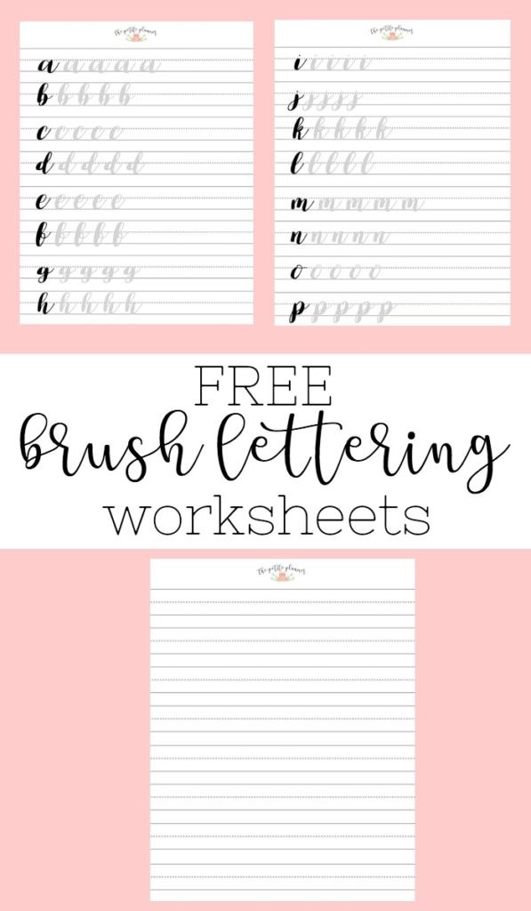 Free Printable Hand Lettering Practice Sheets For Planners Bullet 