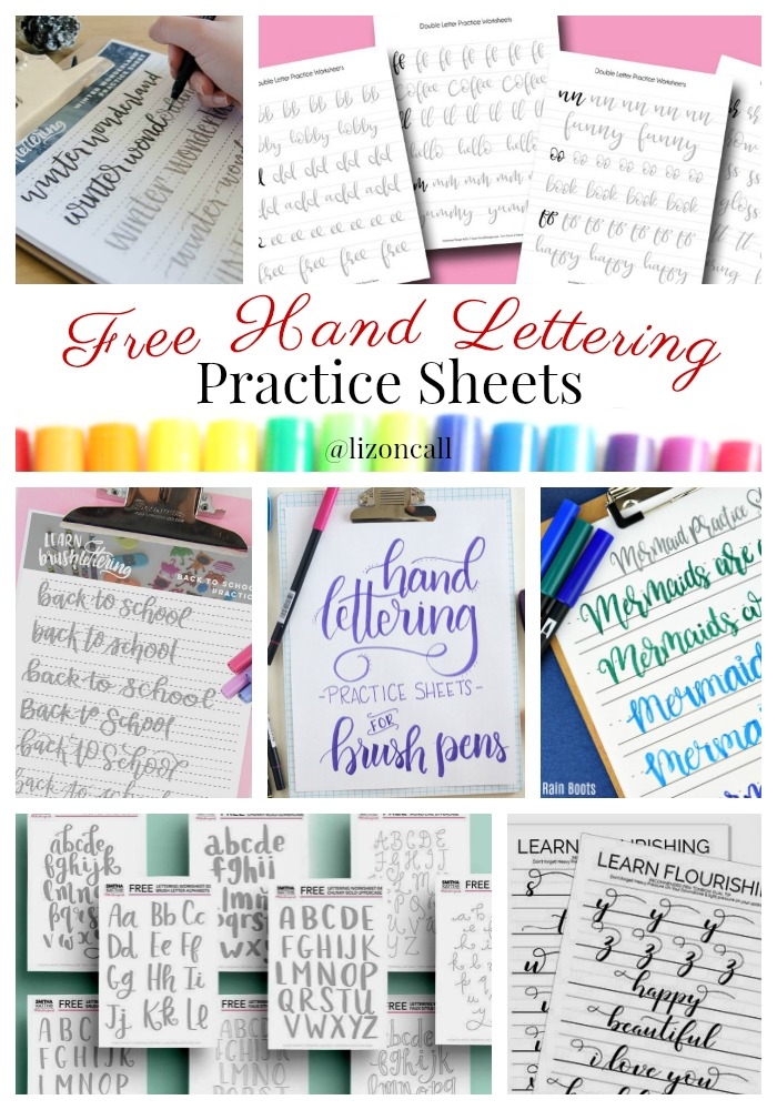 Free Printable Hand Lettering Practice Sheets Liz On 45 OFF