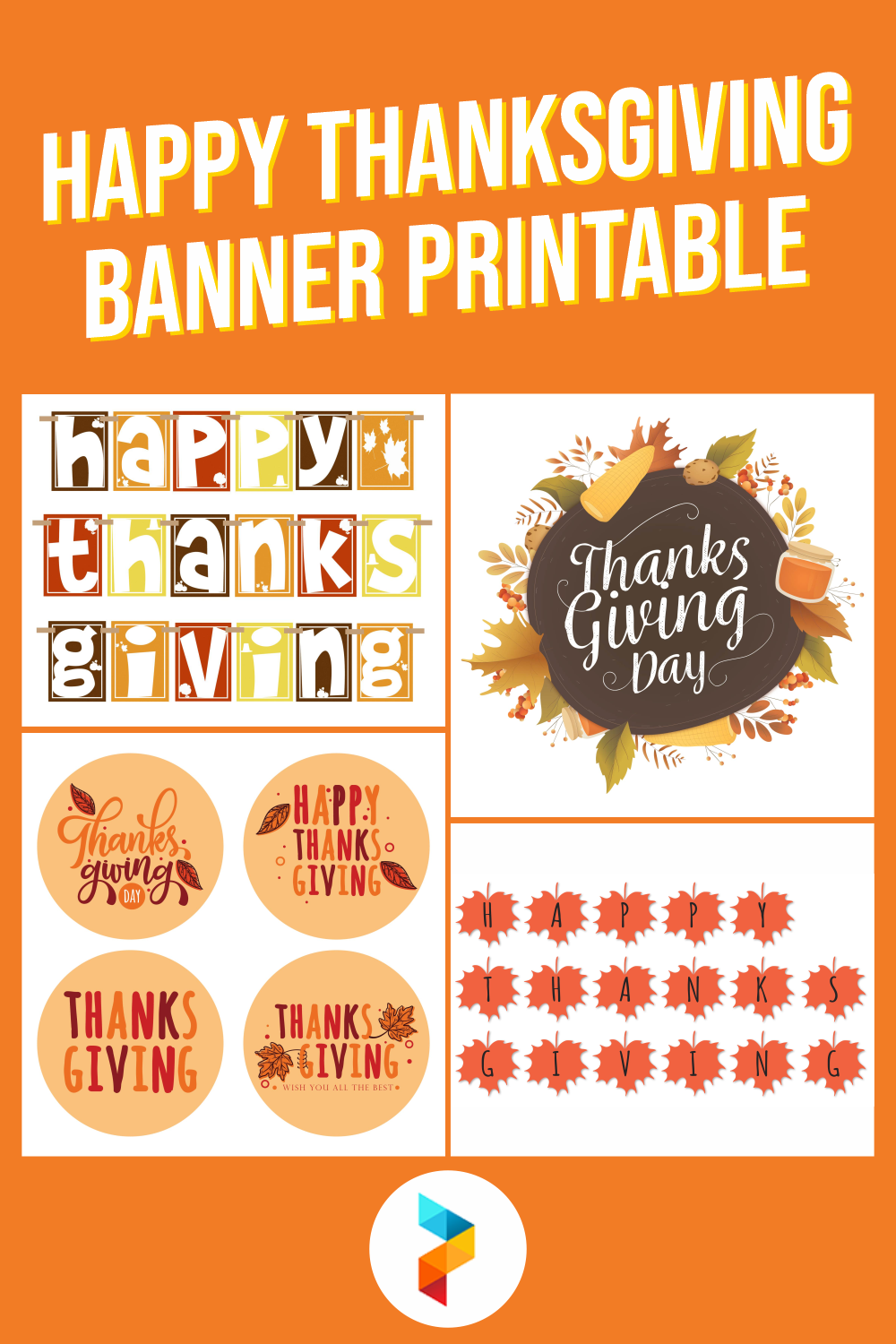 Free Printable Happy Thanksgiving Banner Printable