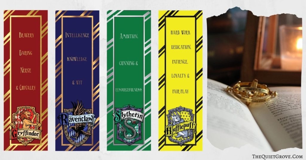 Free Printable Harry Potter Bookmarks