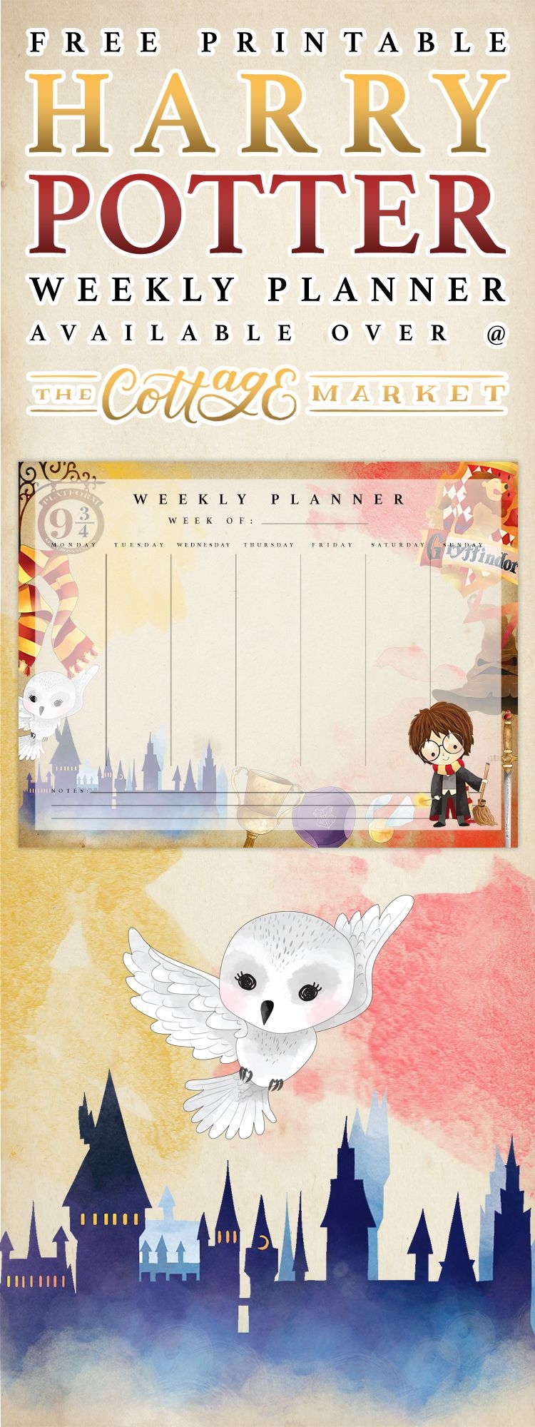 Free Harry Potter Planner Printables