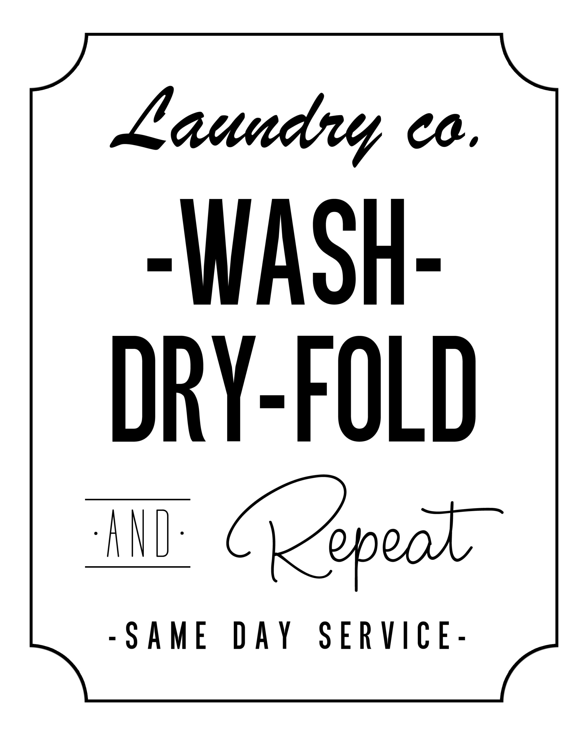 FREE Printable Laundry Room Wall Art The Cottage Market Laundry 