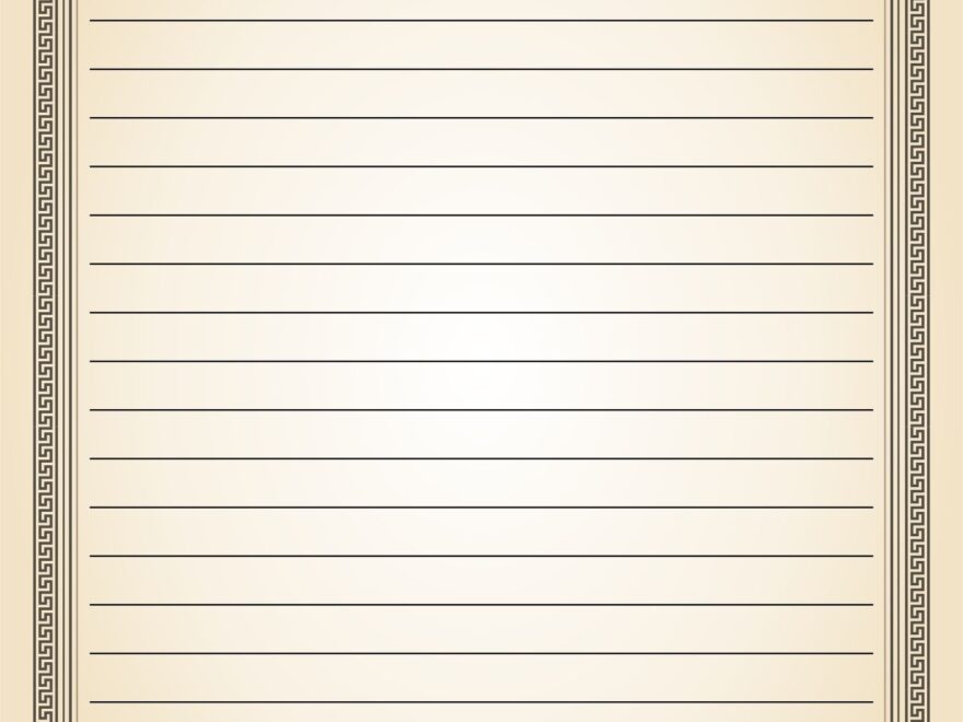 Free Printable Lined Writing Paper With Borders Get What You Need For