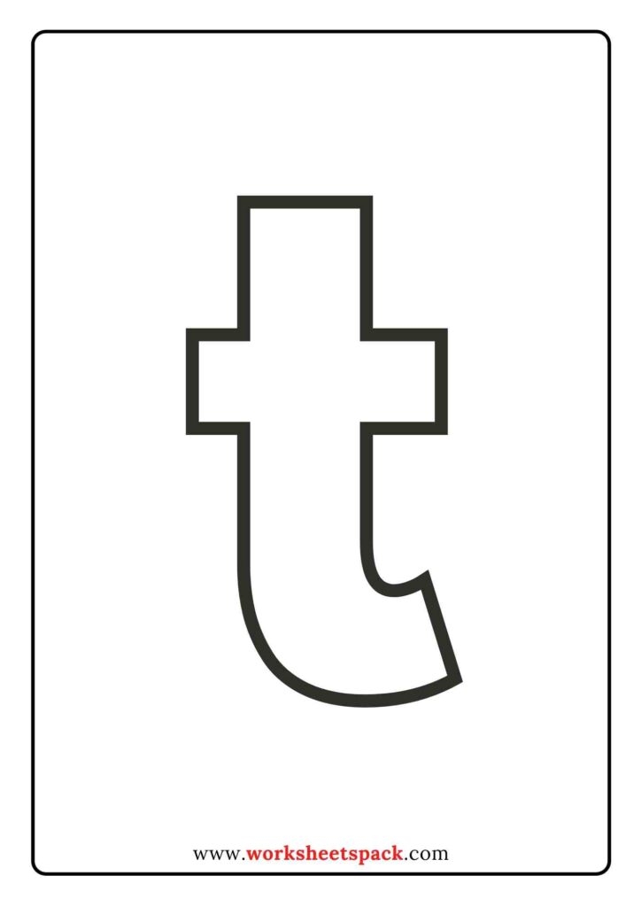 Free Printable Lower Case Alphabet Template Worksheetspack
