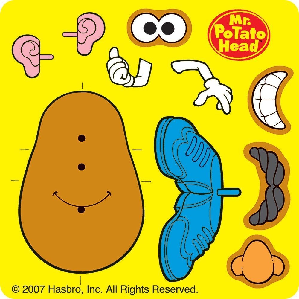 Free Printable Mr Potato Head Parts Printable Web You Can Print The Mr 