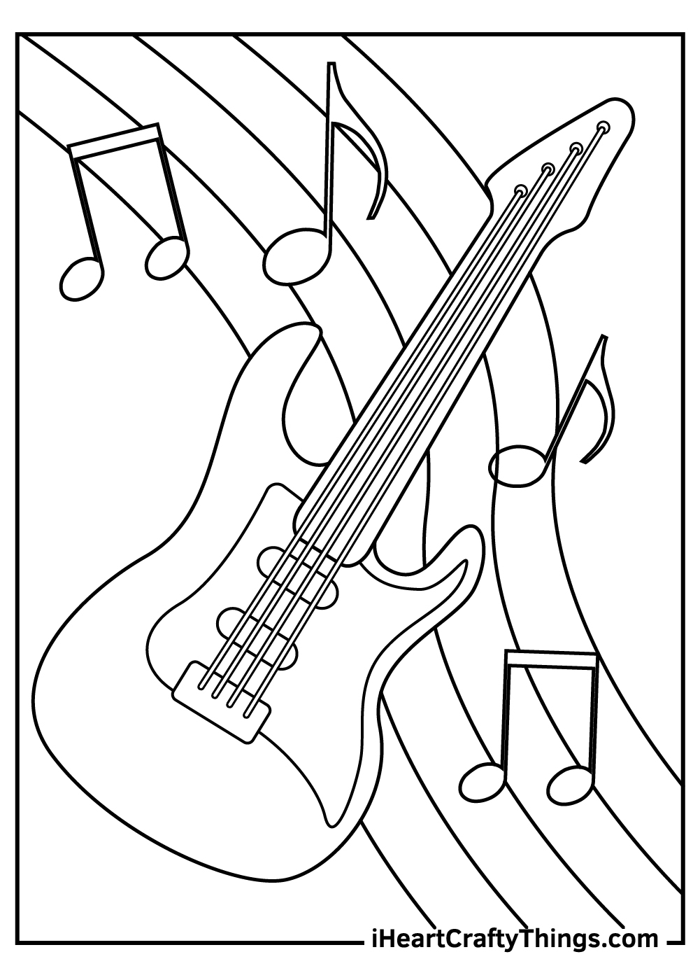 Free Printable Music Coloring Pages For Kids