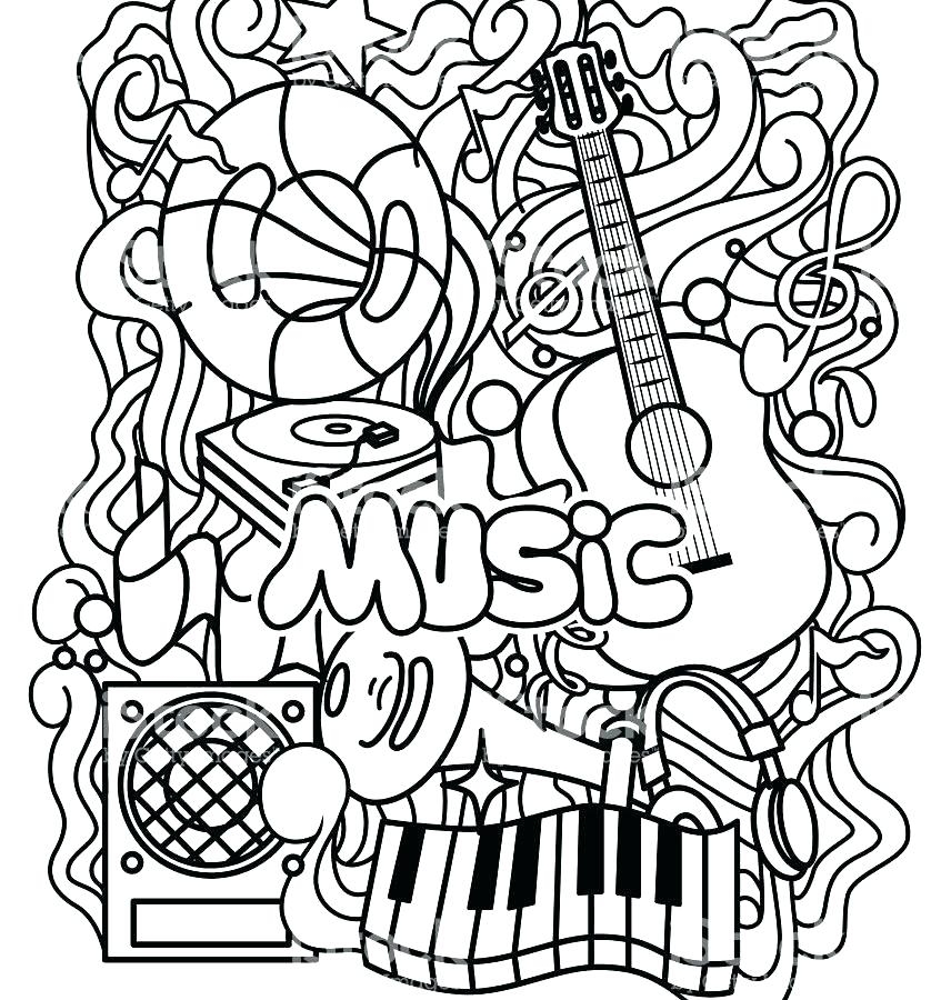 Free Printable Music Notes Coloring Pages At GetColorings Free 