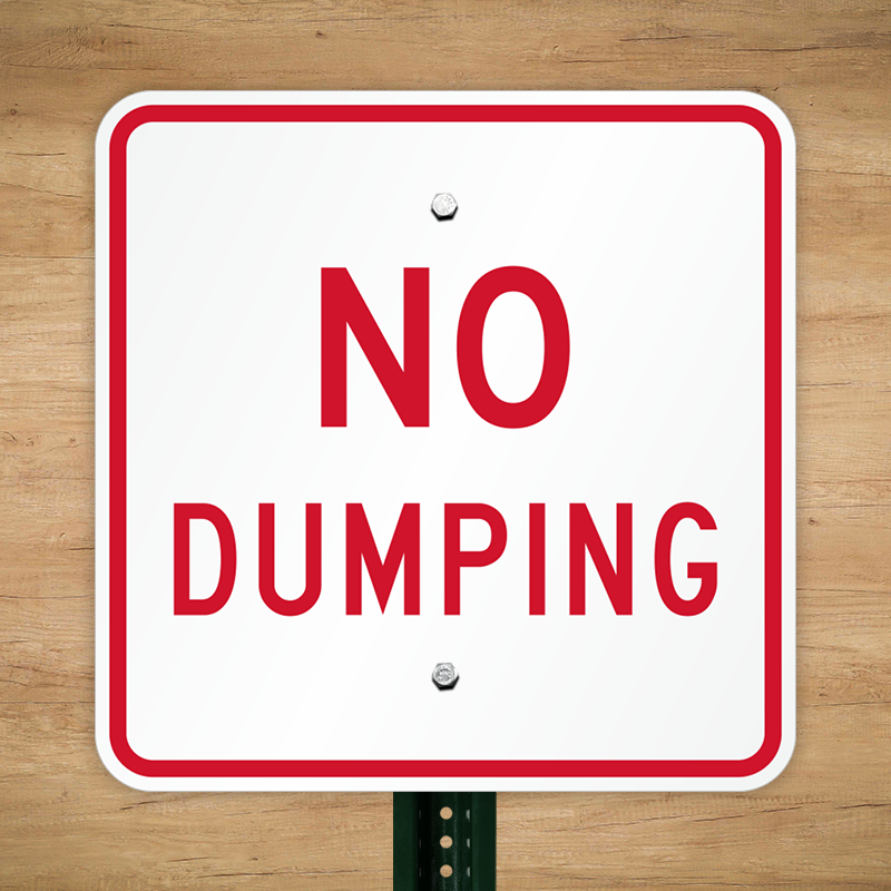 Free Printable No Dumping Signs Printable Templates