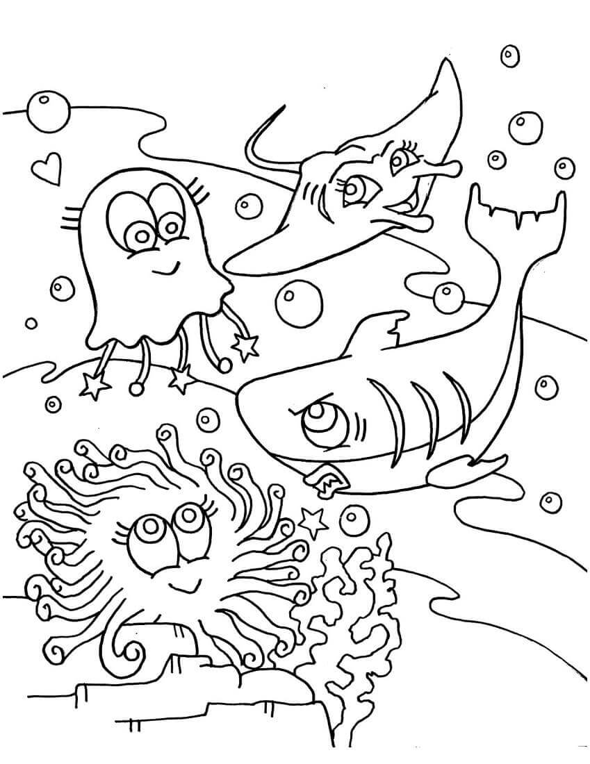 Free Printable Ocean Coloring Pages