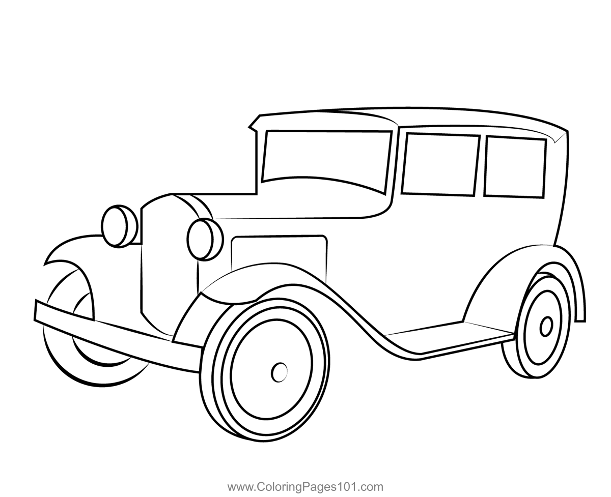 Free Printable Old Cars Coloring Pages Coloring Pages For Adults Cars