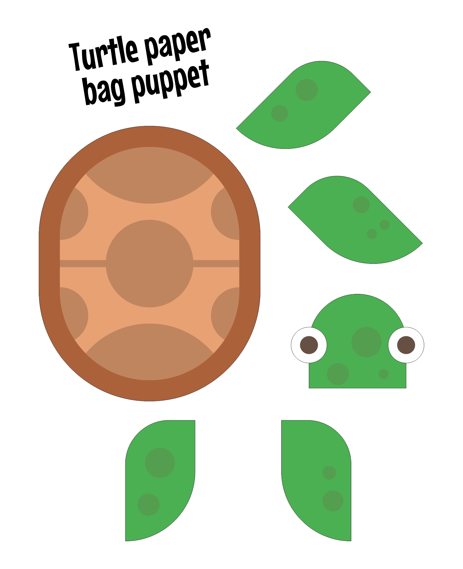Free Printable Paper Bag Puppet Templates Get What You Need For Free