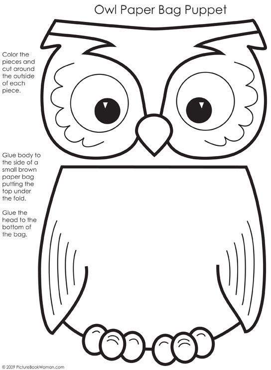 Free Printable Paper Bag Puppets Printable Templates