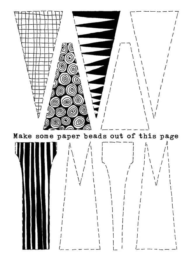 Free Printable Paper Bead Patterns