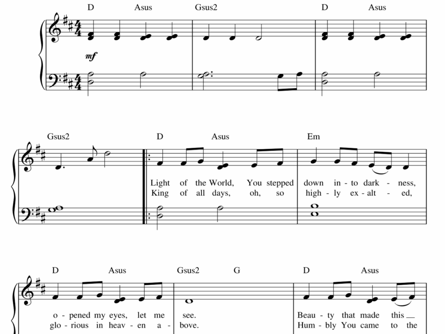 Free Printable Piano Sheet Music Christian Songs Printable Templates