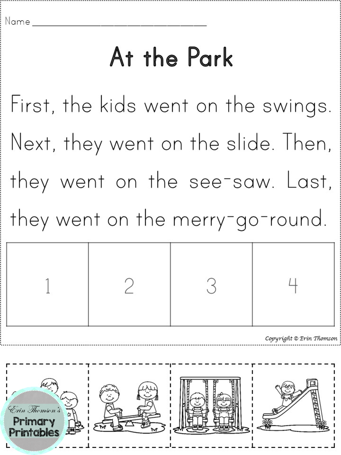 Free Printable Sequencing Worksheets For 1st Grade Lyana Worksheets