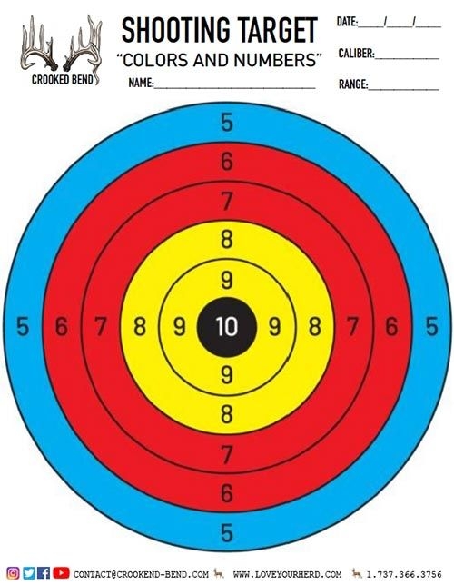 Printable Targets For Shooting Practice