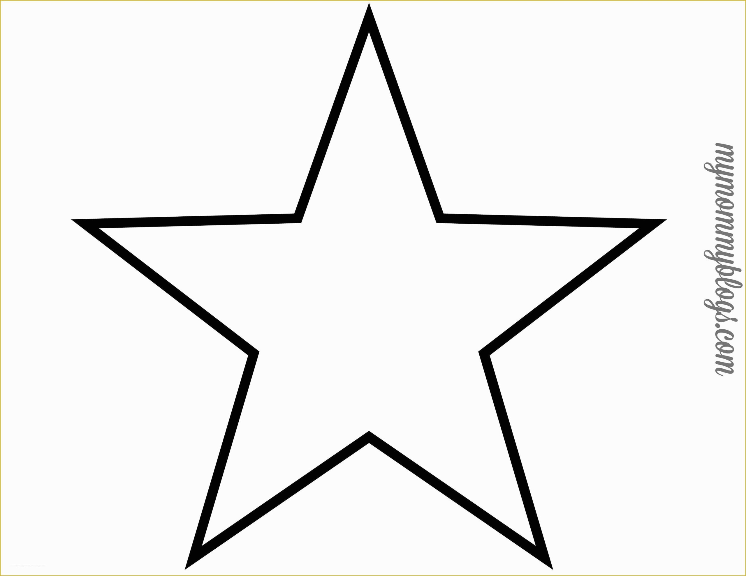 Free Printable Star Template Of Stars To Print And Cut Out Star Shape 