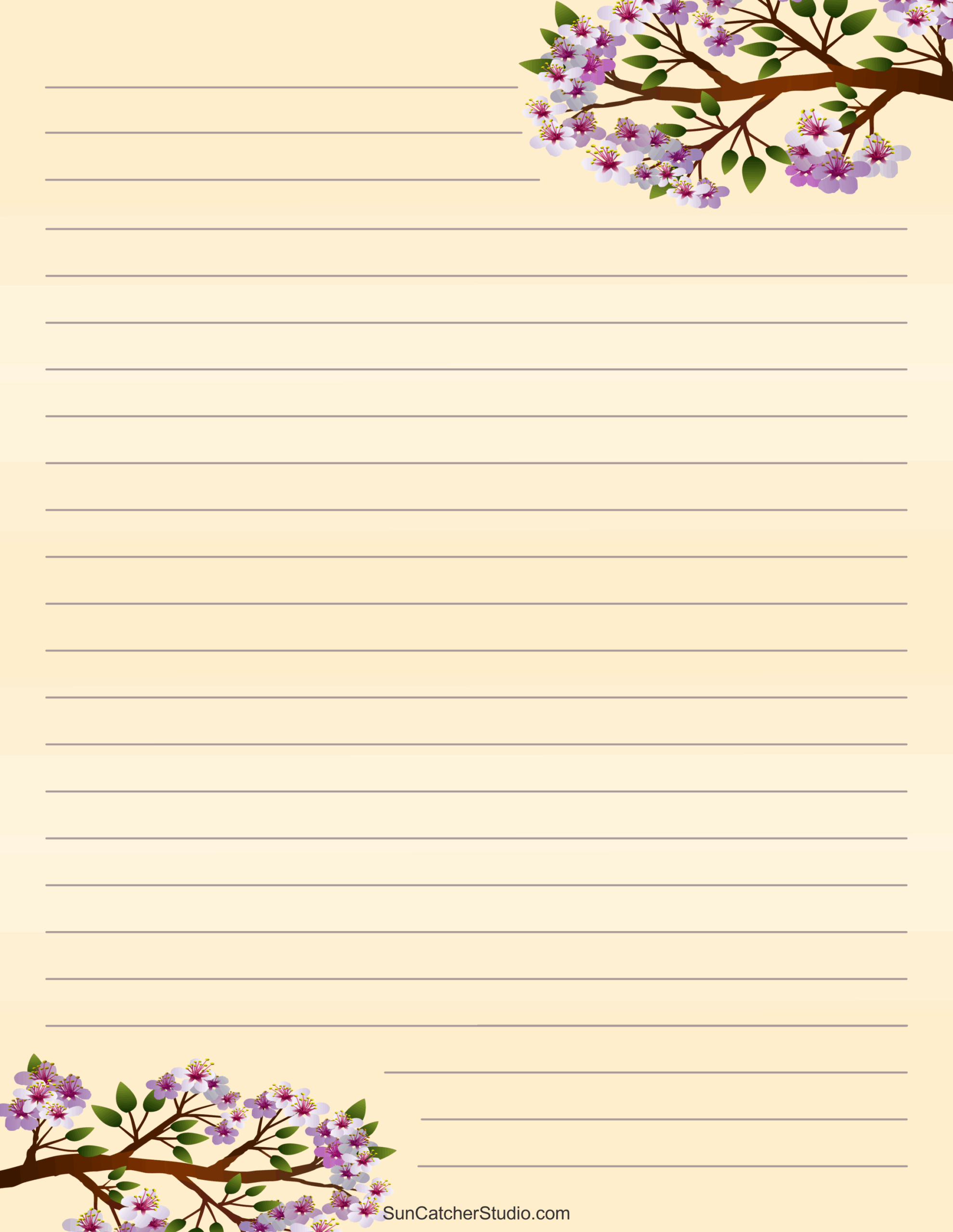Printable Stationery Paper With Lines