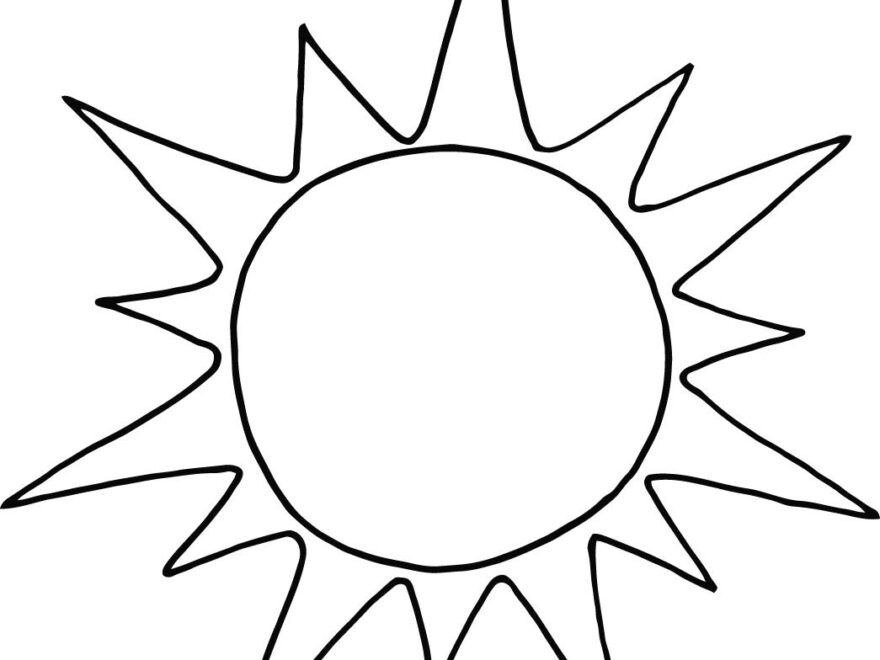 Free Printable Sun Coloring Pages For Kids