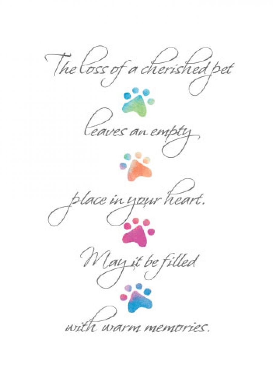 Free Printable Sympathy Cards For Loss Of Dog Free Printable