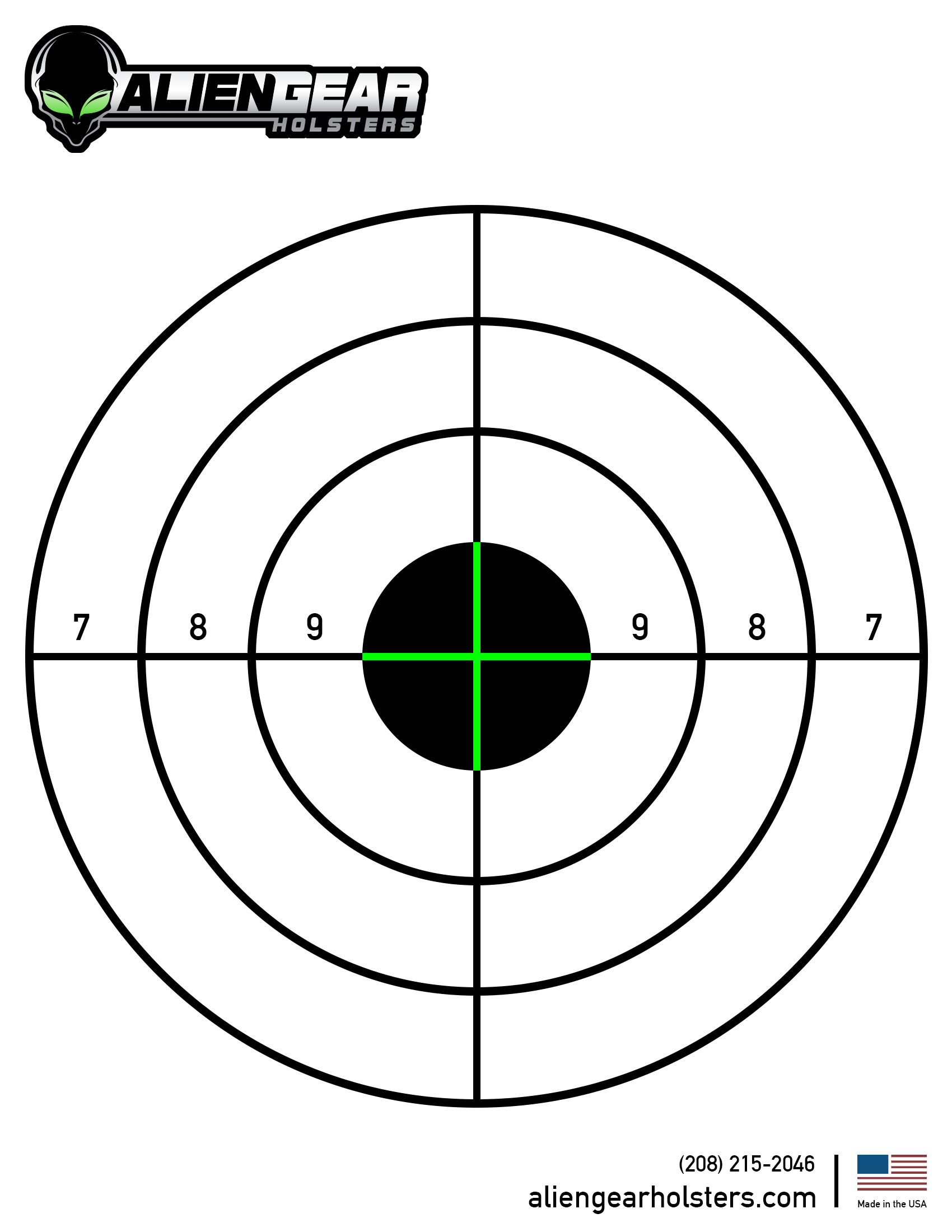 Free Printable Target For Shooting Practice