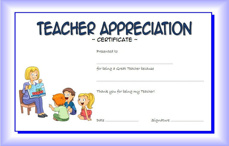 Free Printable Teacher Appreciation Certificates