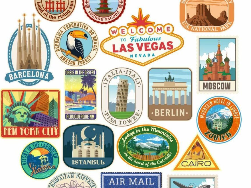 Free Printable Vintage Luggage Stickers Free Templates Printable