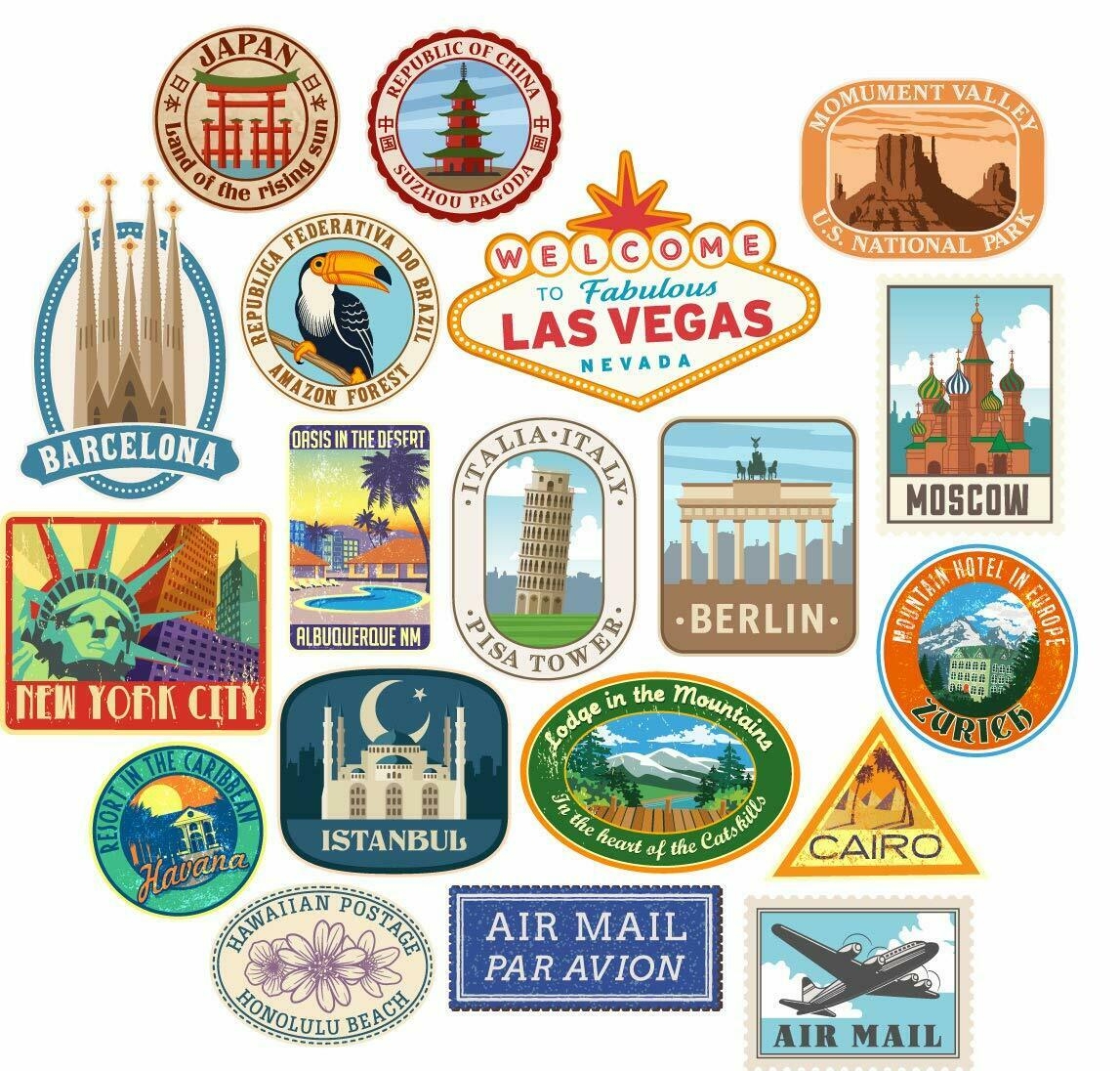 Free Printable Vintage Luggage Stickers Free Templates Printable