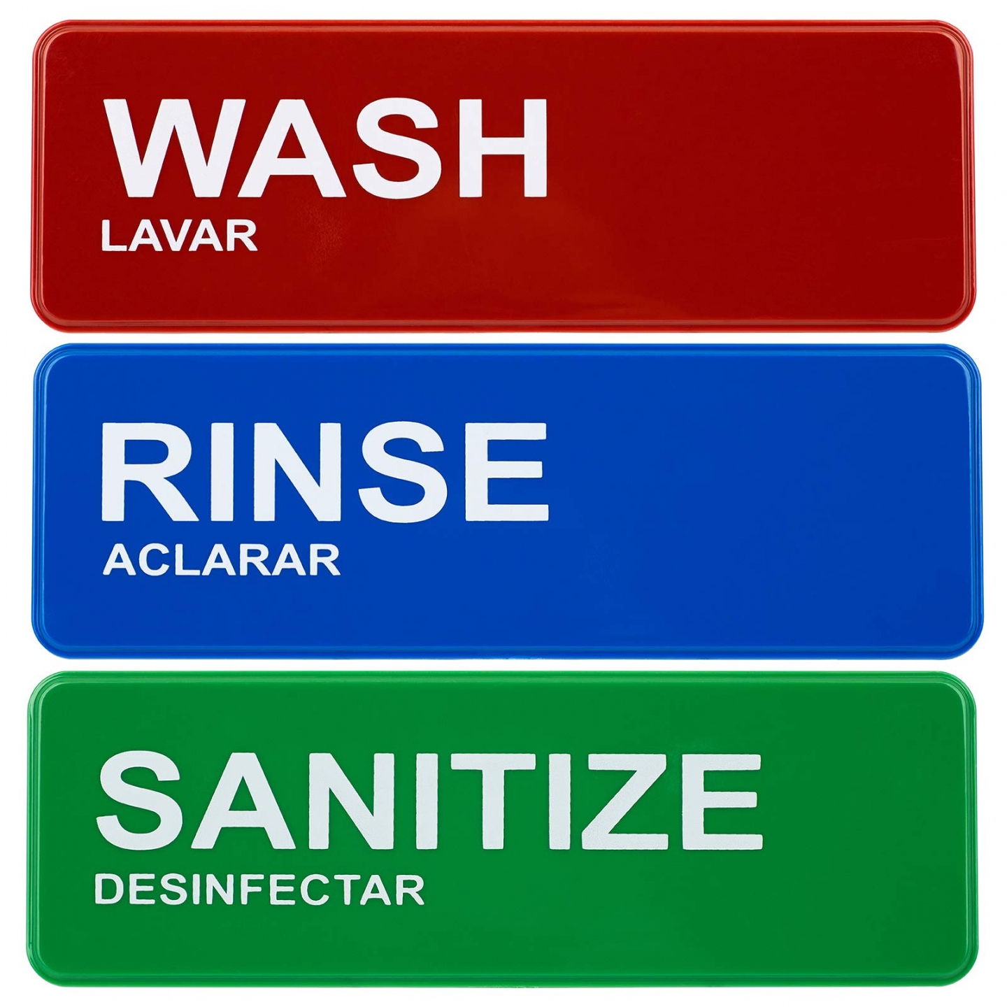 Free Printable Wash Rinse Sanitize Signs FREE Printable A Z