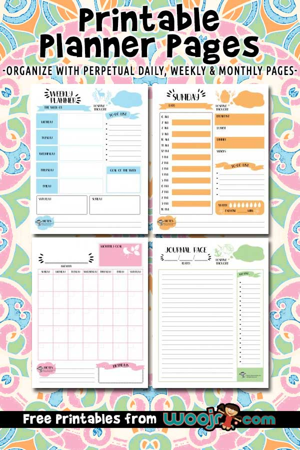 Free Printables For Planner