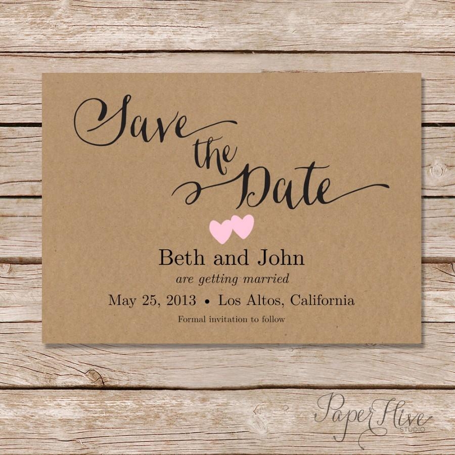 Free Save The Date Cards Printable