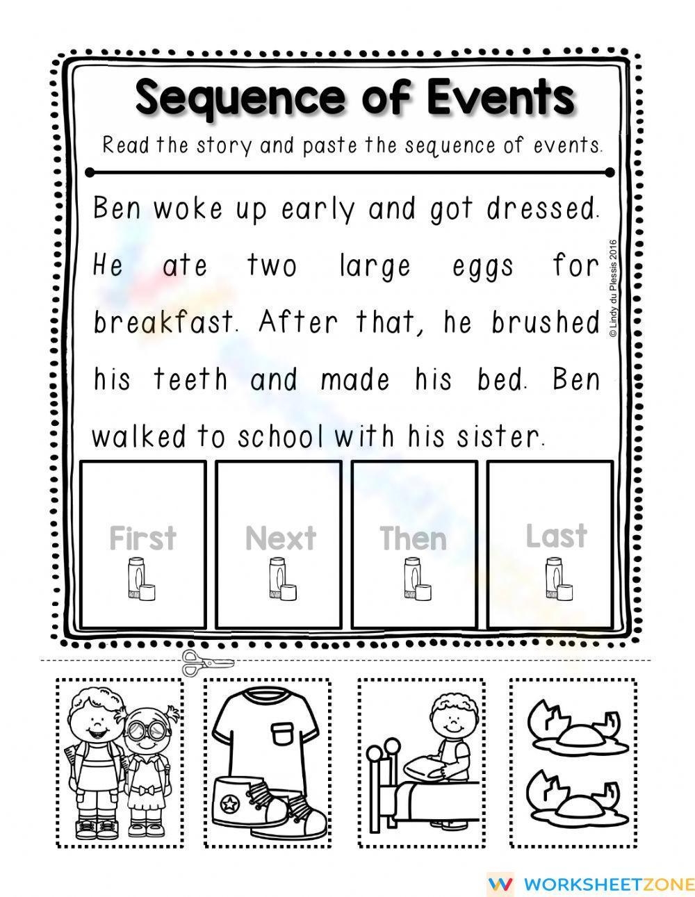 Free Sequence Worksheet First Grade Download Free Sequence Worksheet 