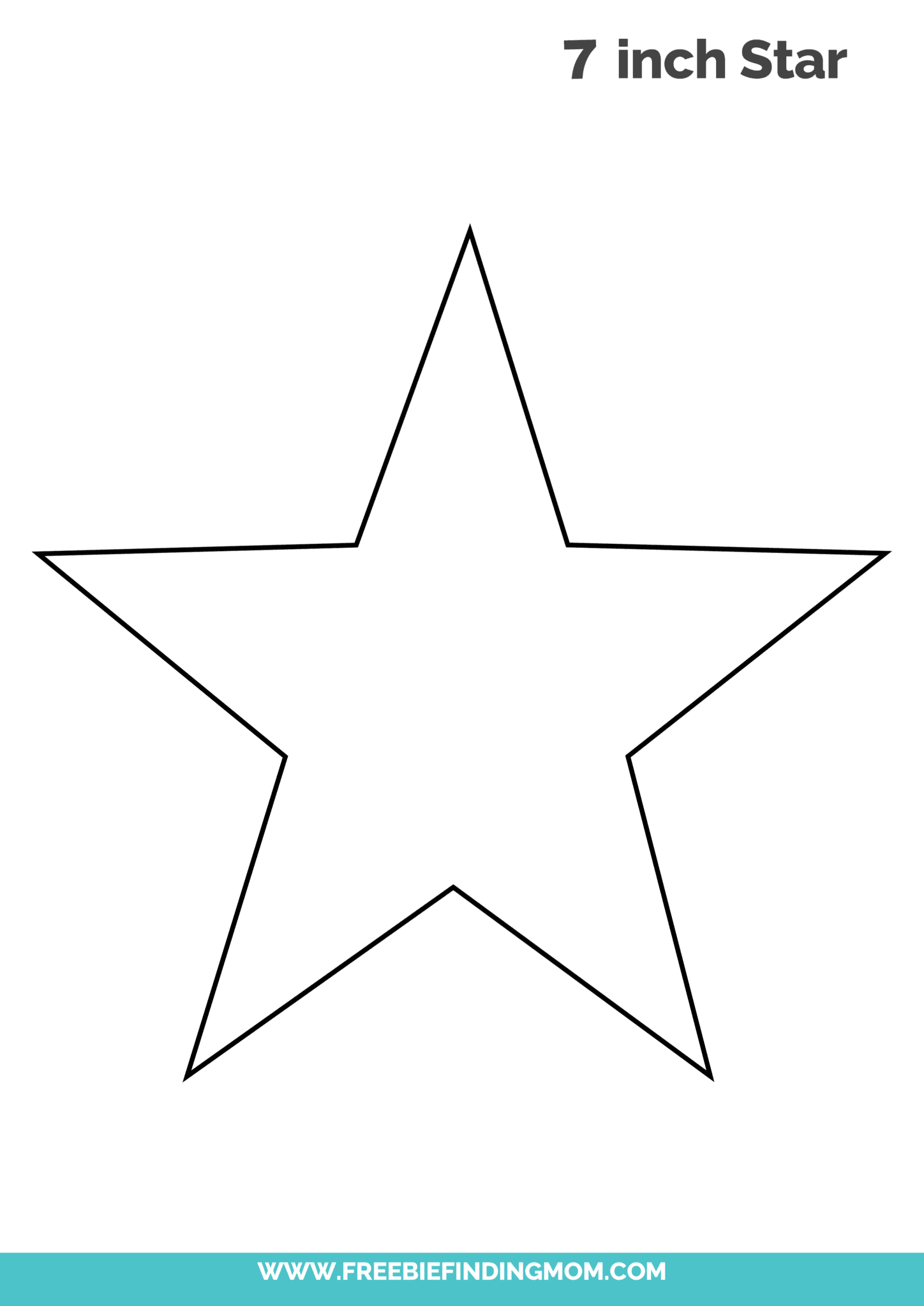 Printable Picture Of A Star