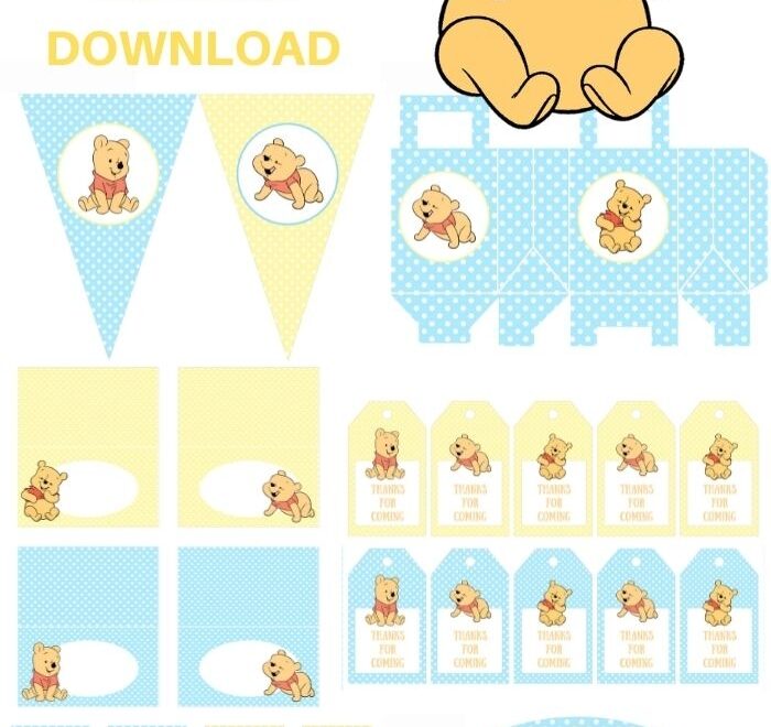 FREE Winnie The Pooh Party Printable