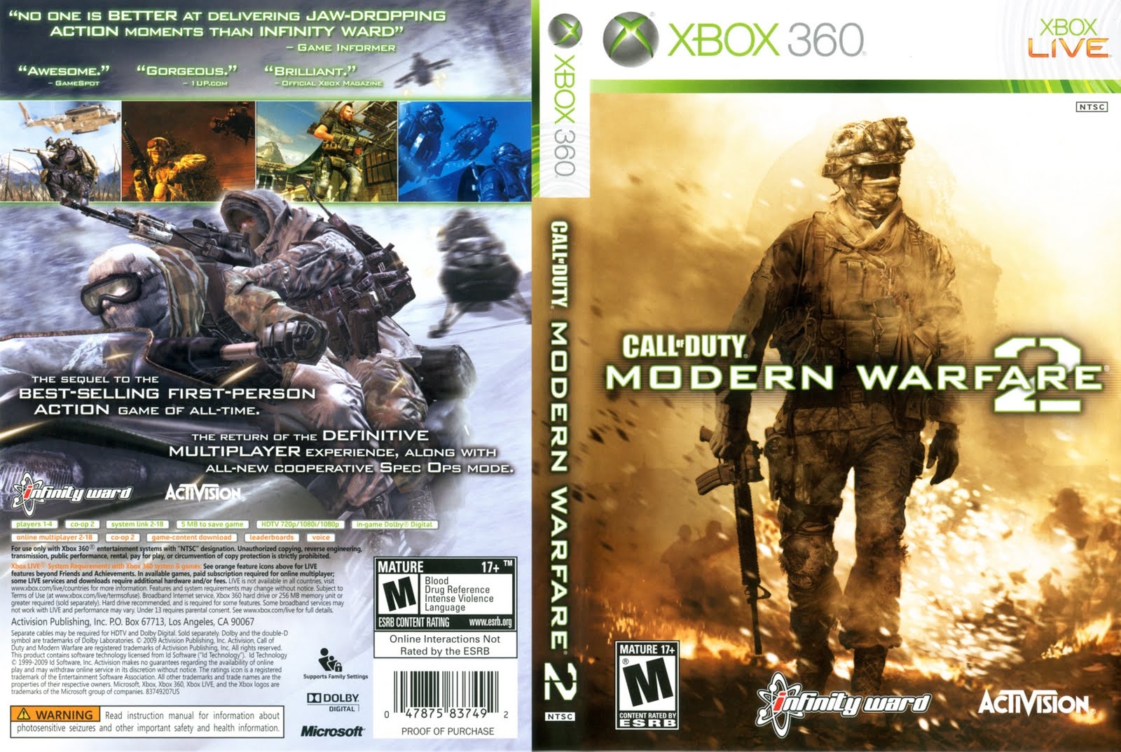 Printable Xbox 360 Game Covers