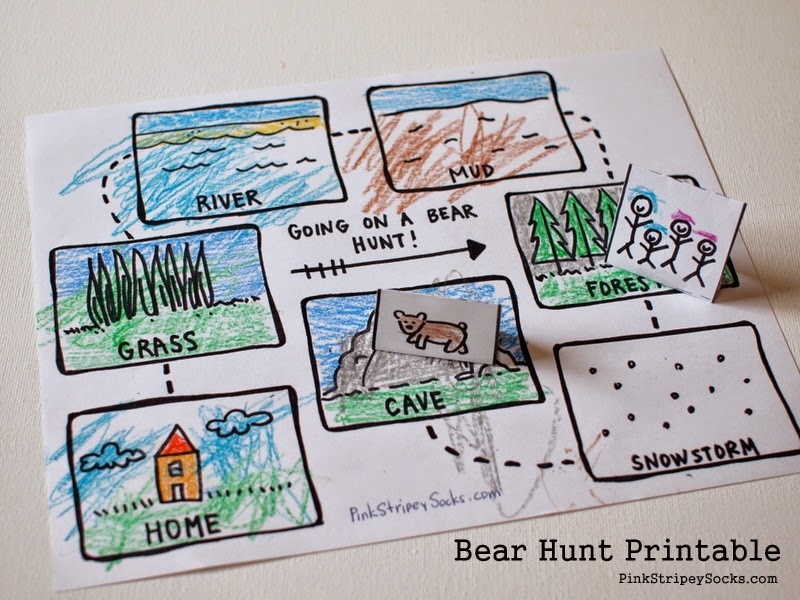 Going On A Bear Hunt FREE Printables And Crafts