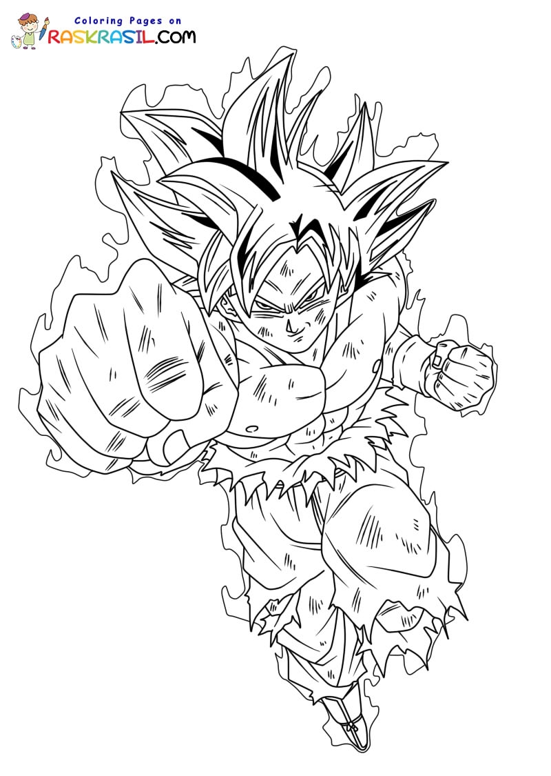 Dragon Ball Super Ultra Instinct Printable