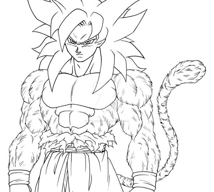 Goku Ultra Instinct Sign SSJ4 By Thanachote Nick Dragon Ball