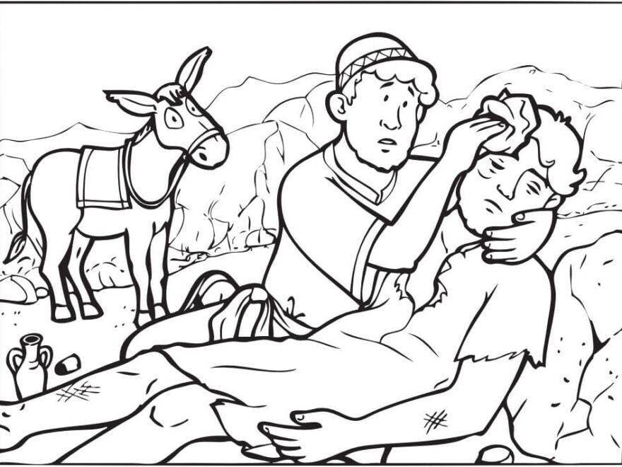 Good Samaritan 1 Coloring Page Free Printable Coloring Pages For Kids
