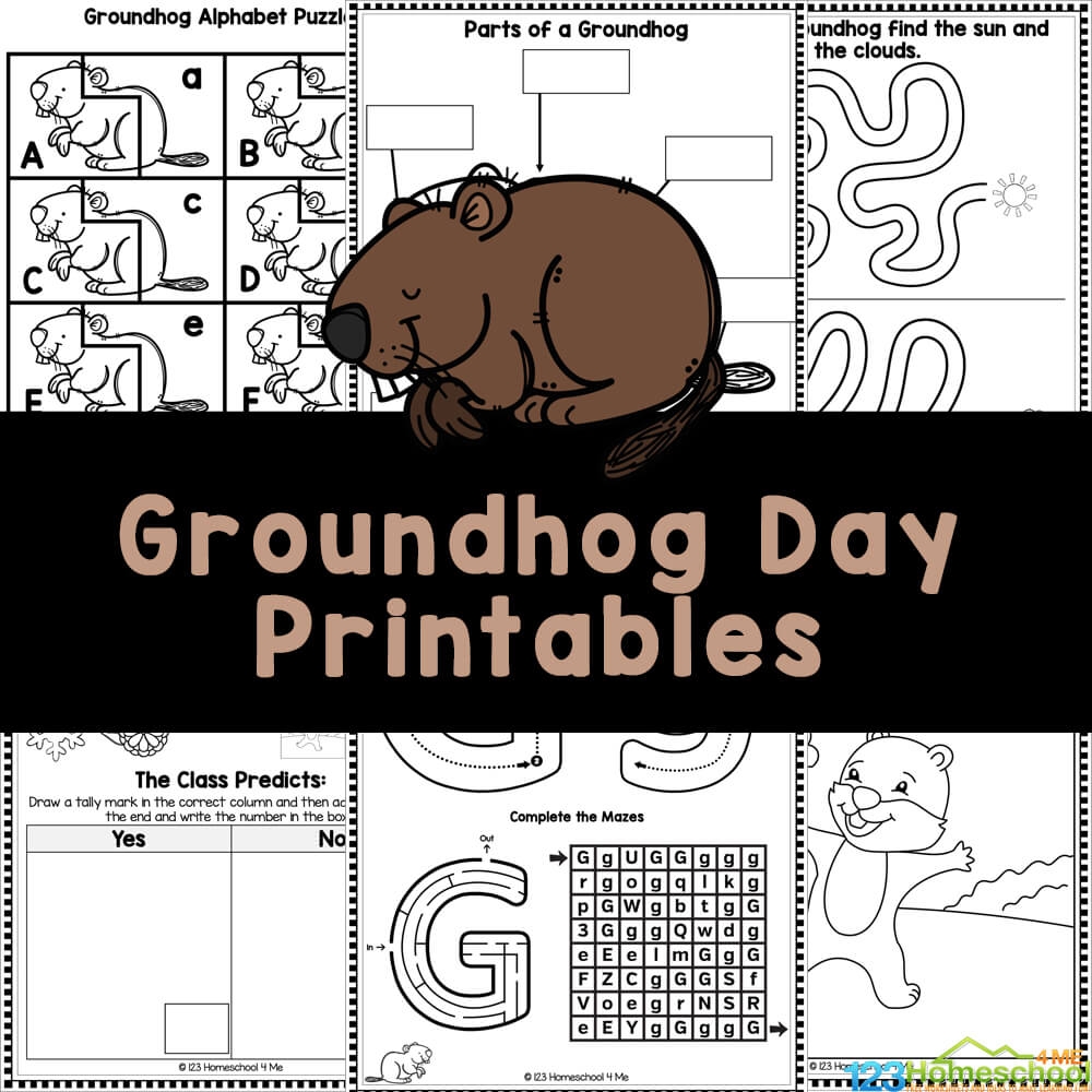 Groundhog Day Printables