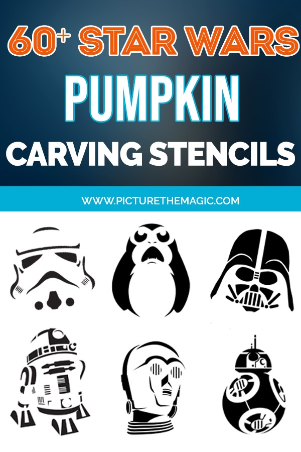 HALLOWEEN 60 Free Star Wars Pumpkin Stencils