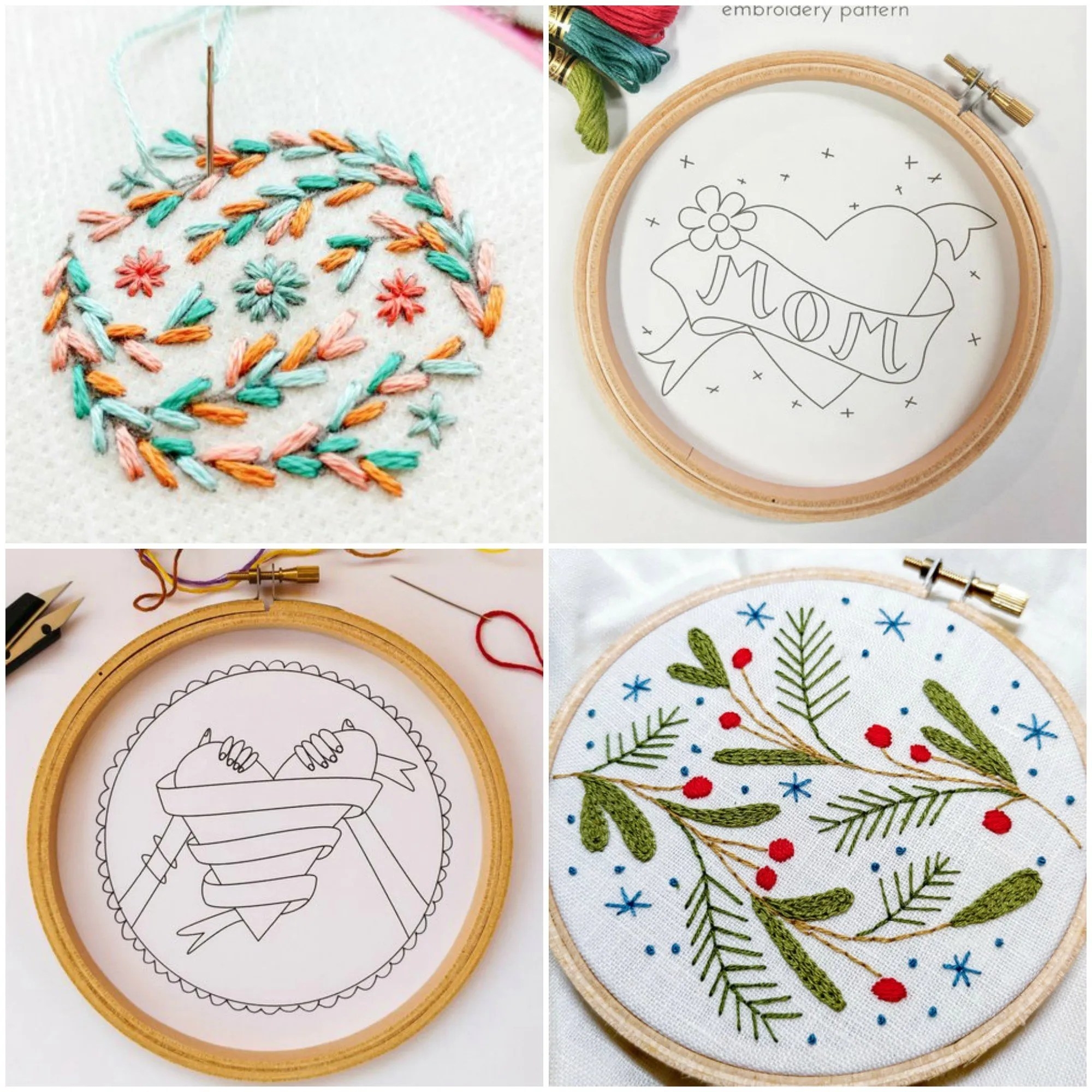 Hand Embroidery Patterns Free From Cute Simple And Fun Embroidery 