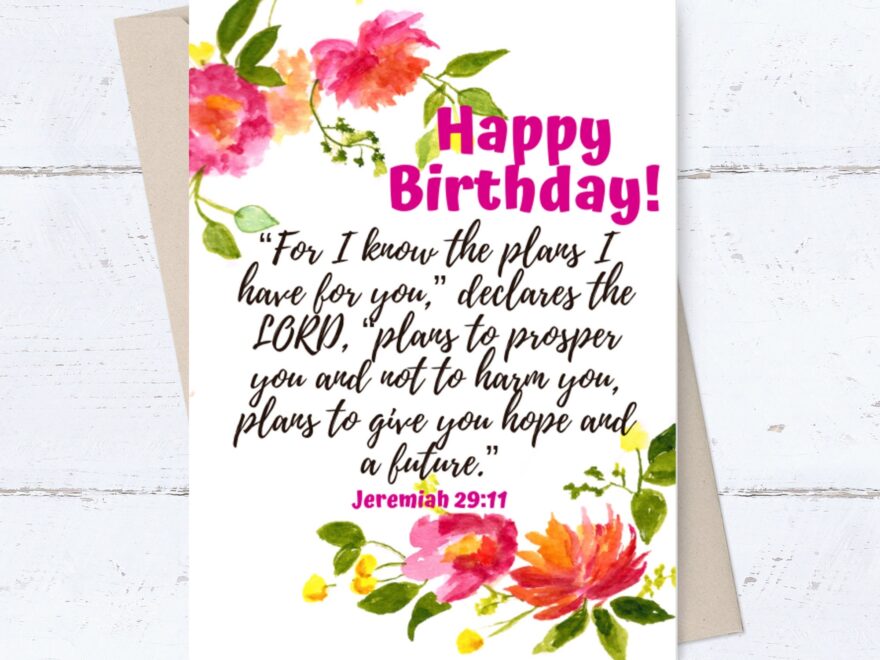 Happy Birthday Free Printable Religious Birthday Cards
