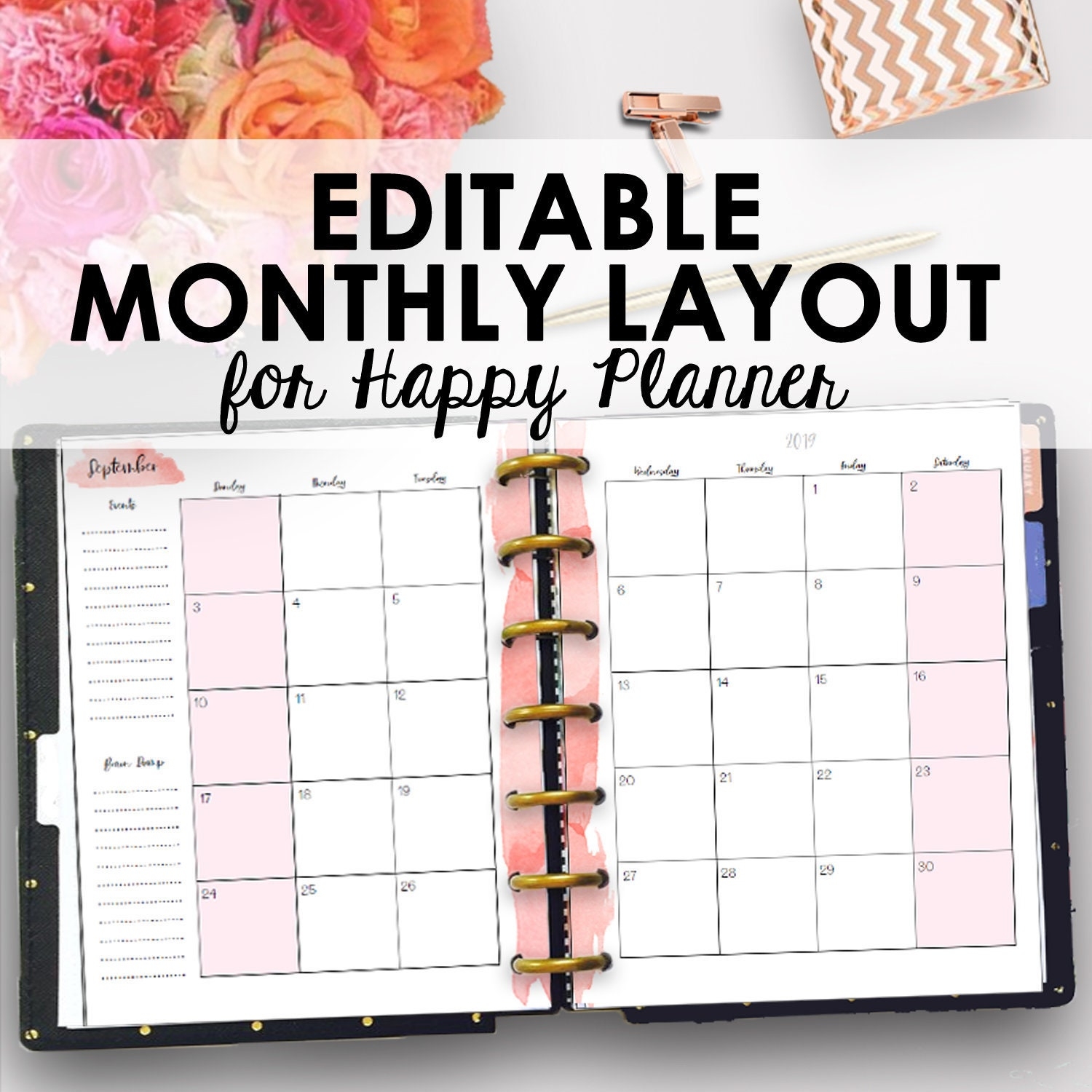 Happy Planner Printables Pages