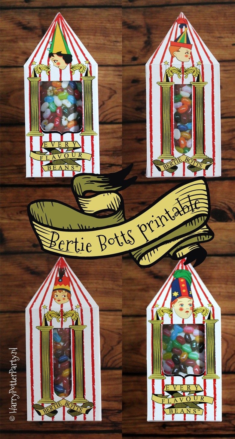 Harry potter party printable bertie botts every flavour beans smekkies 