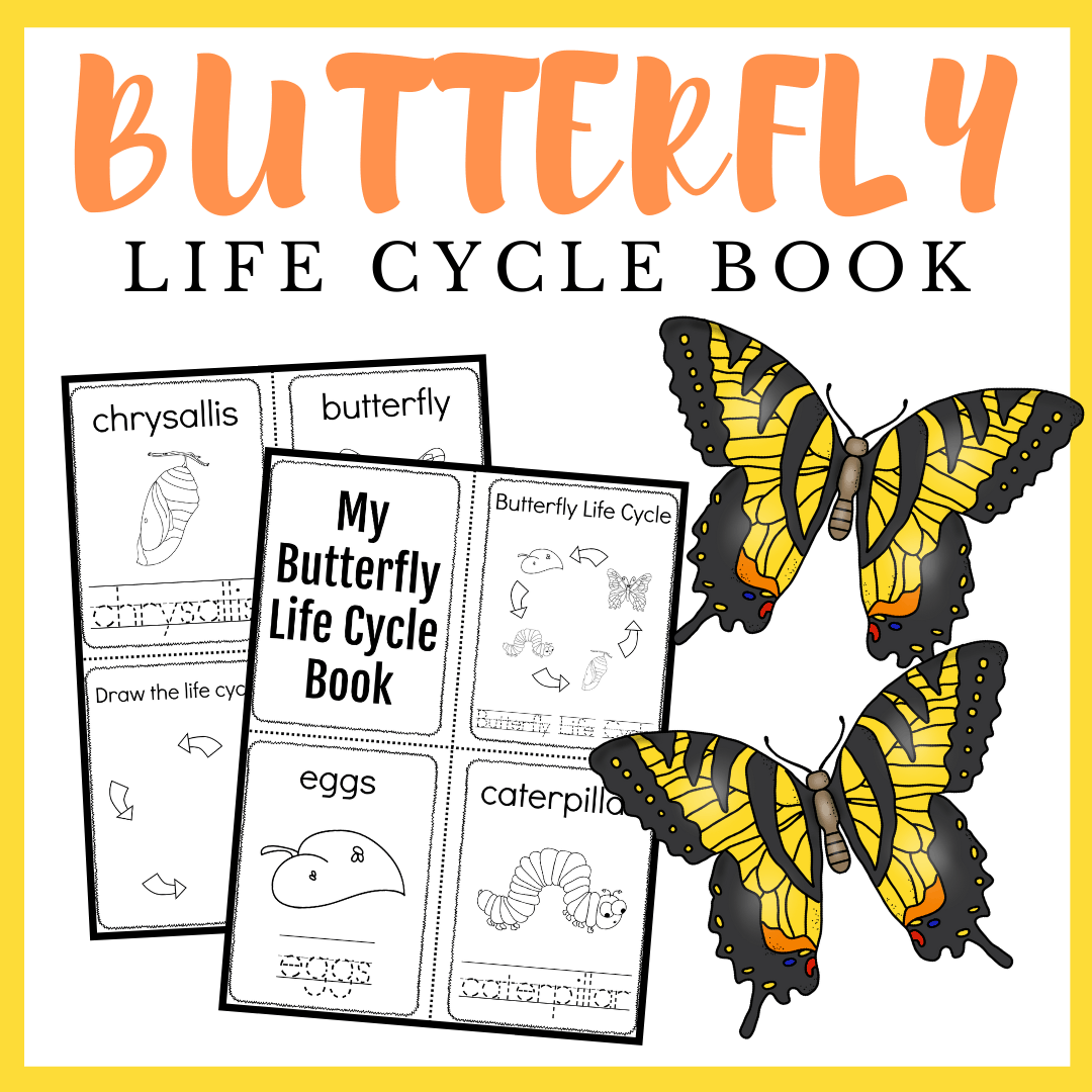 Here 39 s A Simple Butterfly Life Cycle Printable Book For Preschoolers 