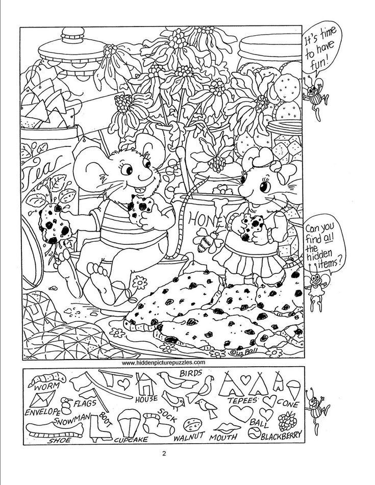Hidden Picture Puzzles Printable For Adults Barry Morrises Coloring 